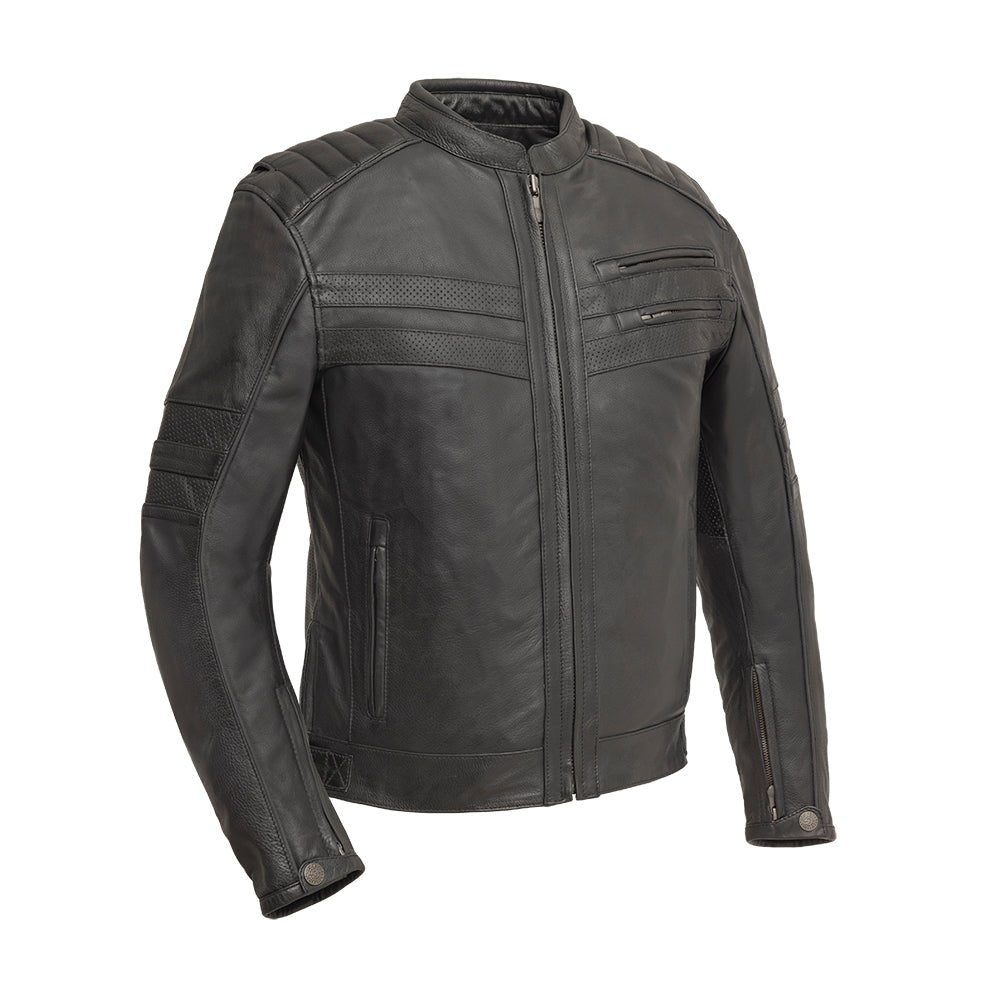Bert Men's Leather Motorcycle Jacket | Demastic USA - Demastic