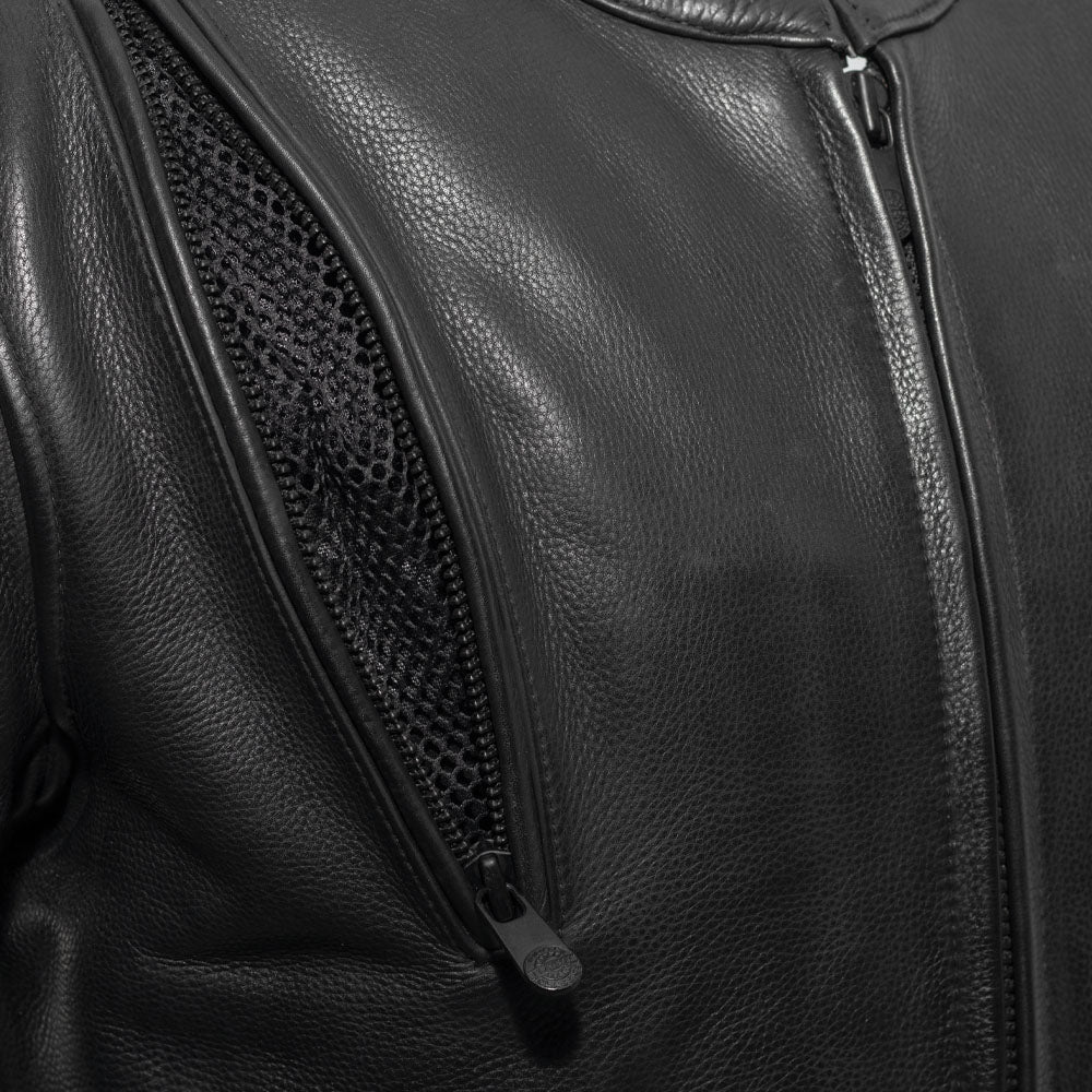 Bolt Men's Motorcycle Leather Jacket | Demastic USA - Demastic