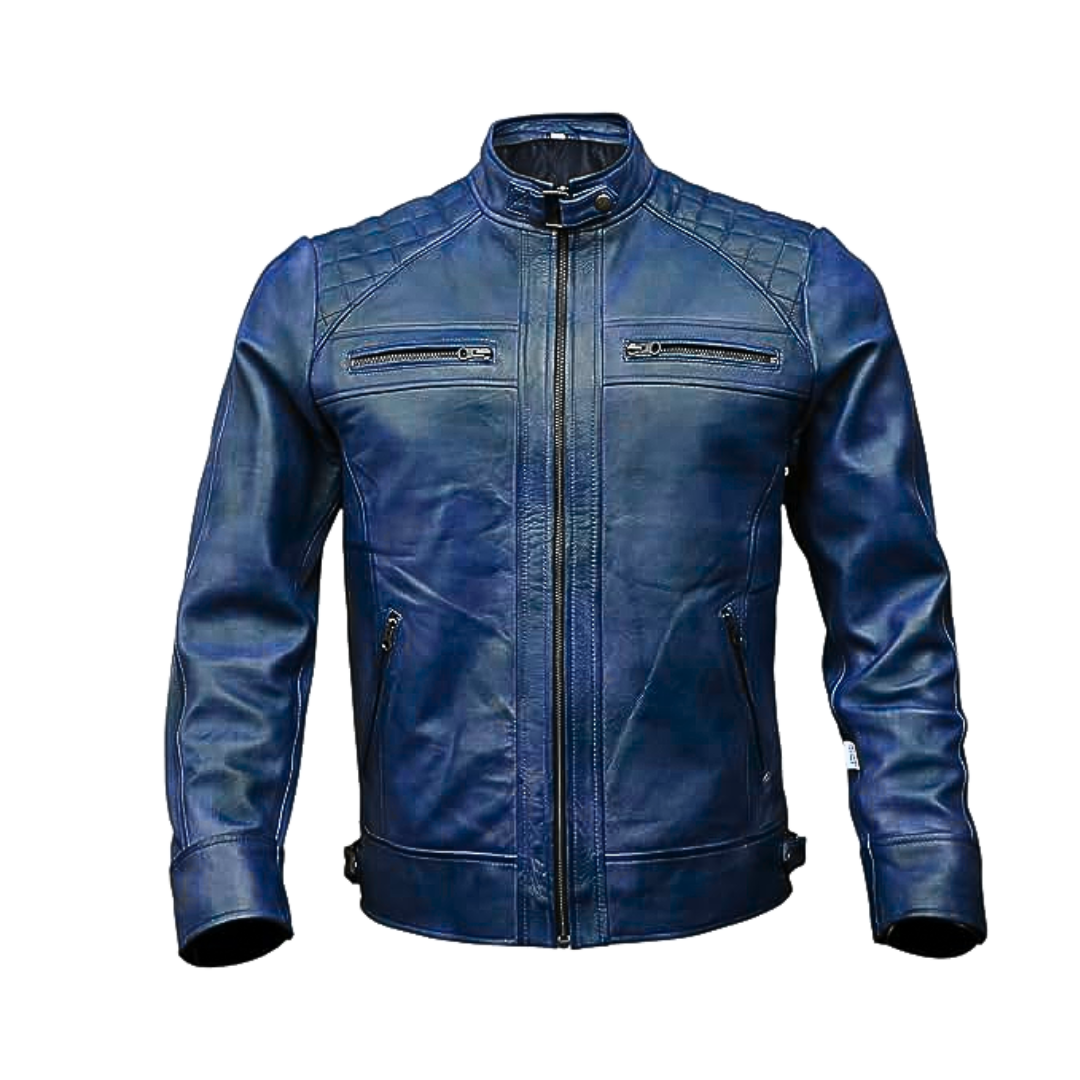 Handcrafted Leather Jacket by Demastic Leather USA