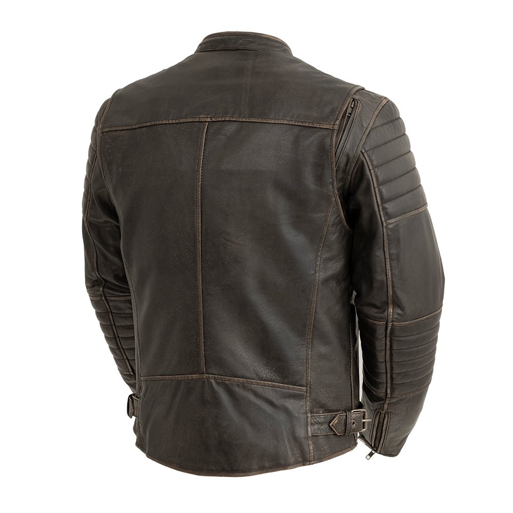 Hendrix Men’s Classic Riding Leather Jacket | Demastic USA - Demastic