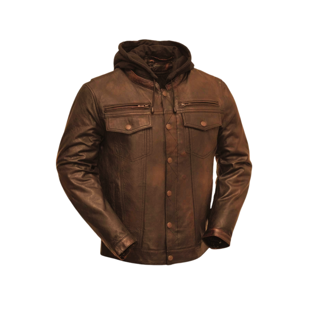 Lambor Men's Motorcycle Leather Jacket | Demastic USA - Demastic