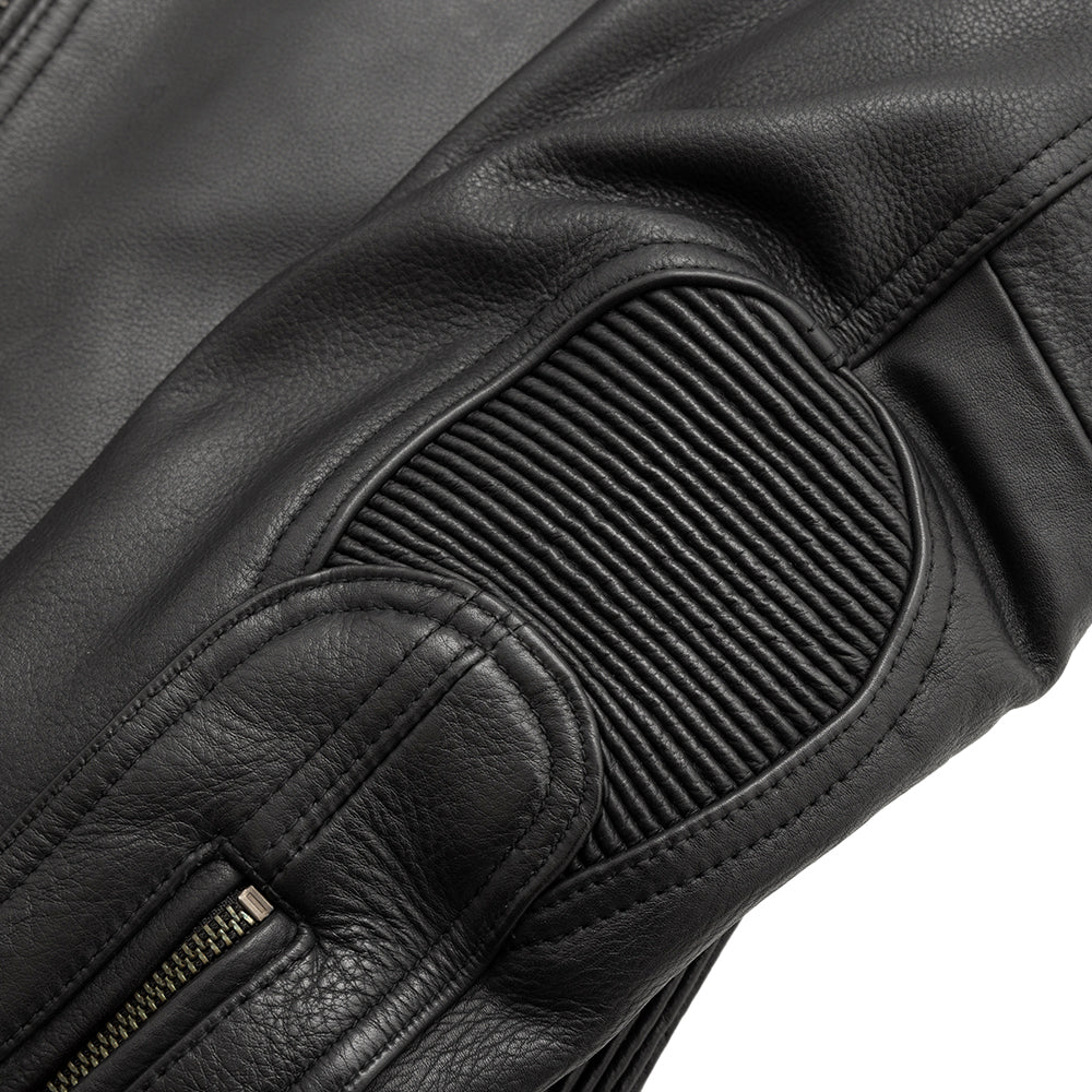 Onyx Men's Motorcycle Leather Jacket | Demastic USA - Demastic