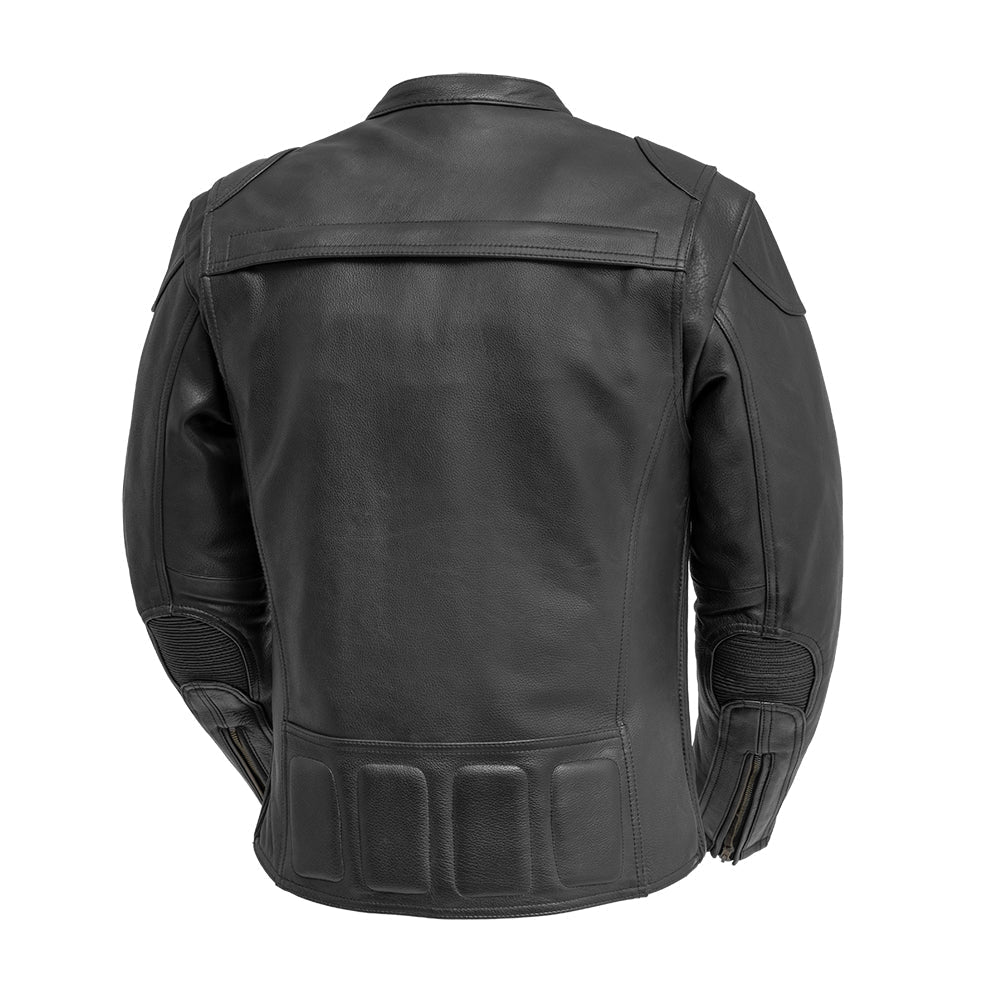 Onyx Men's Motorcycle Leather Jacket | Demastic USA - Demastic