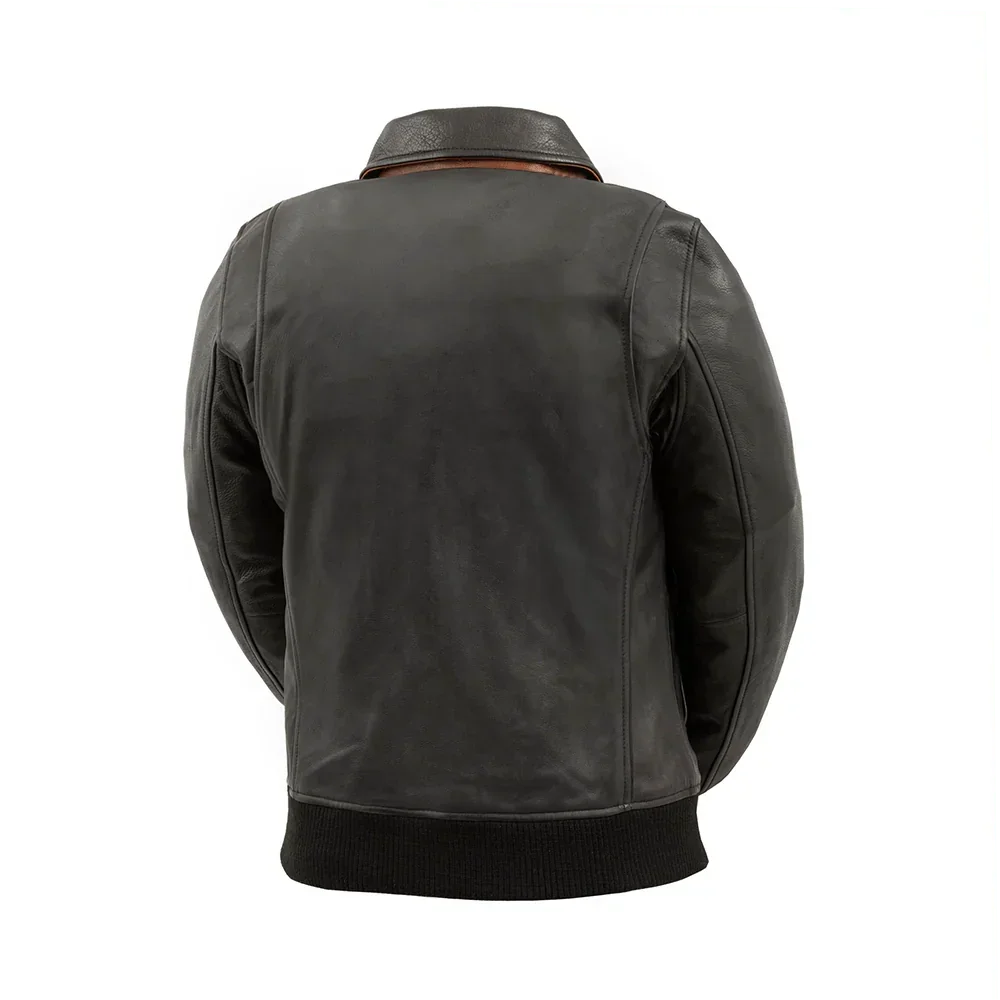 Sophia Women's Moto Bomber Leather Jacket | Demastic USA - Demastic