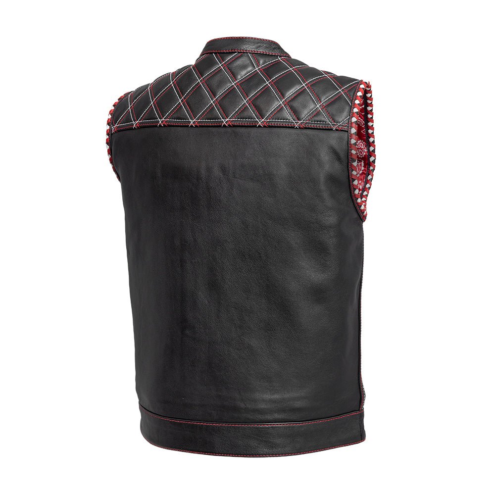 Dravok - Men's Motorcycle Leather Vest