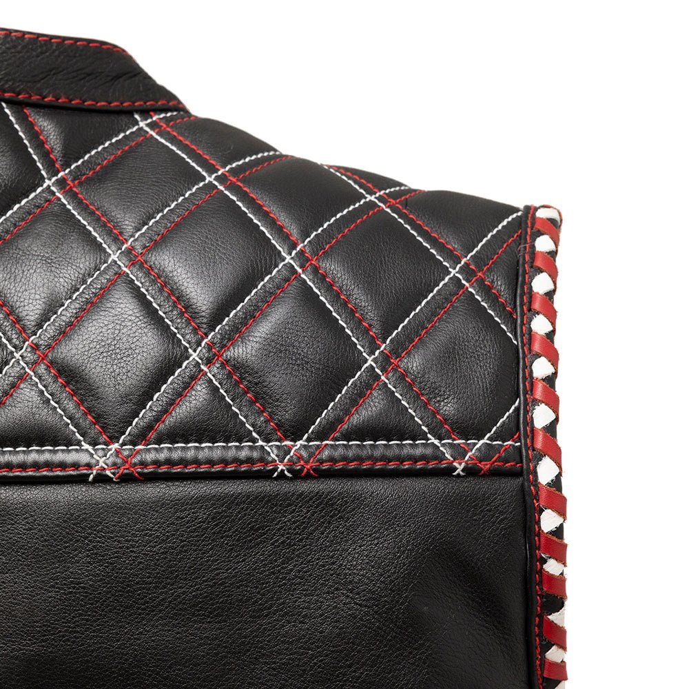 Dravok - Men's Motorcycle Leather Vest