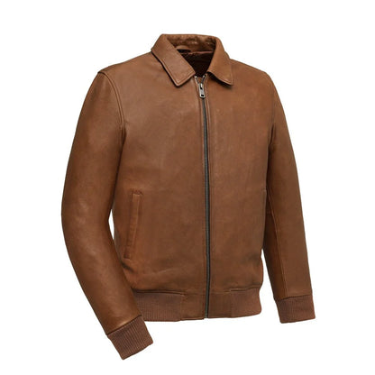 Aviator Men's Leather Jacket | Demastic USA - Demastic