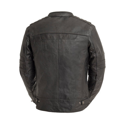 Bert Men's Leather Motorcycle Jacket | Demastic USA - Demastic