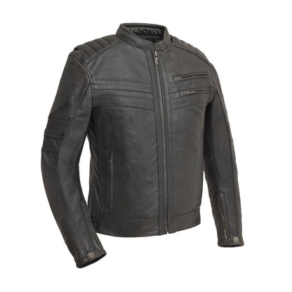 Bert Men's Leather Motorcycle Jacket | Demastic USA - Demastic