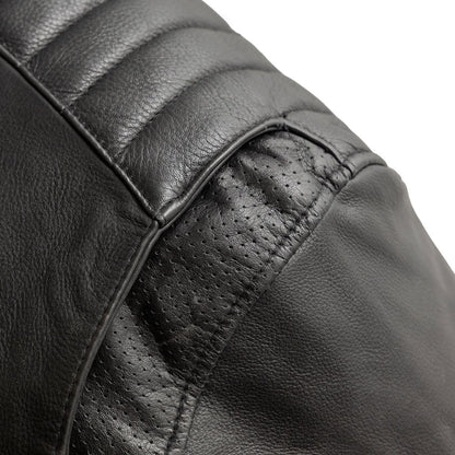 Bert Men's Leather Motorcycle Jacket | Demastic USA - Demastic