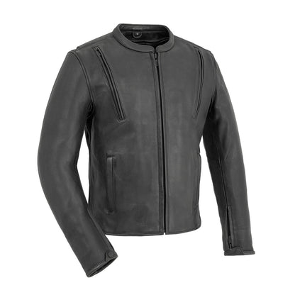 Bolt Men's Motorcycle Leather Jacket | Demastic USA - Demastic