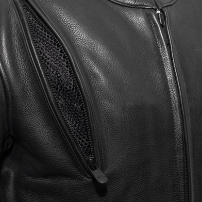 Bolt Men's Motorcycle Leather Jacket | Demastic USA - Demastic