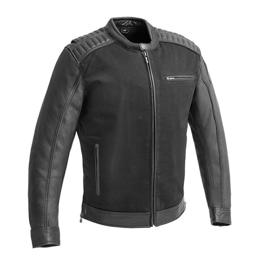 Dunstable Men's Motorcycle Leather Jacket | Demastic USA - Demastic