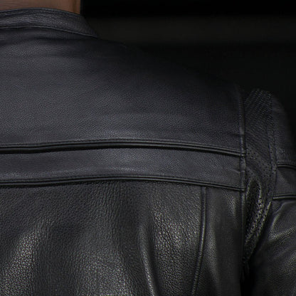 Elvardo Men's Motorcycle Leather Jacket | Demastic USA - Demastic