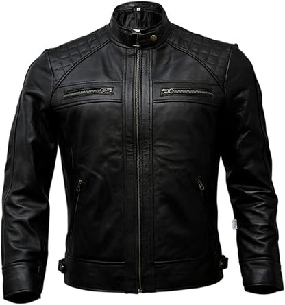 Handcrafted Leather Jacket by Demastic Leather USA