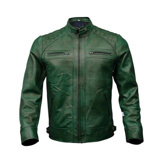Handcrafted Leather Jacket by Demastic Leather USA