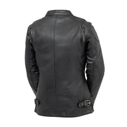 Jill Women's Motorcycle Leather Jacket | Demastic USA - Demastic