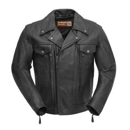 Maestro Men's Motorcycle Leather Jacket | Demastic USA - Demastic