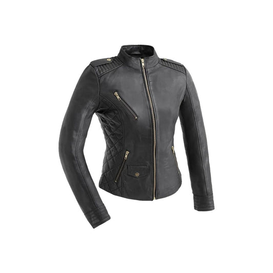 Mery Women Jacket by Demastic Leather USA