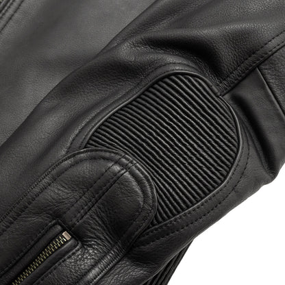 Onyx Men's Motorcycle Leather Jacket | Demastic USA - Demastic