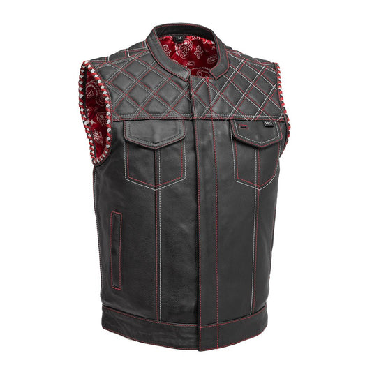 Dravok - Men's Motorcycle Leather Vest
