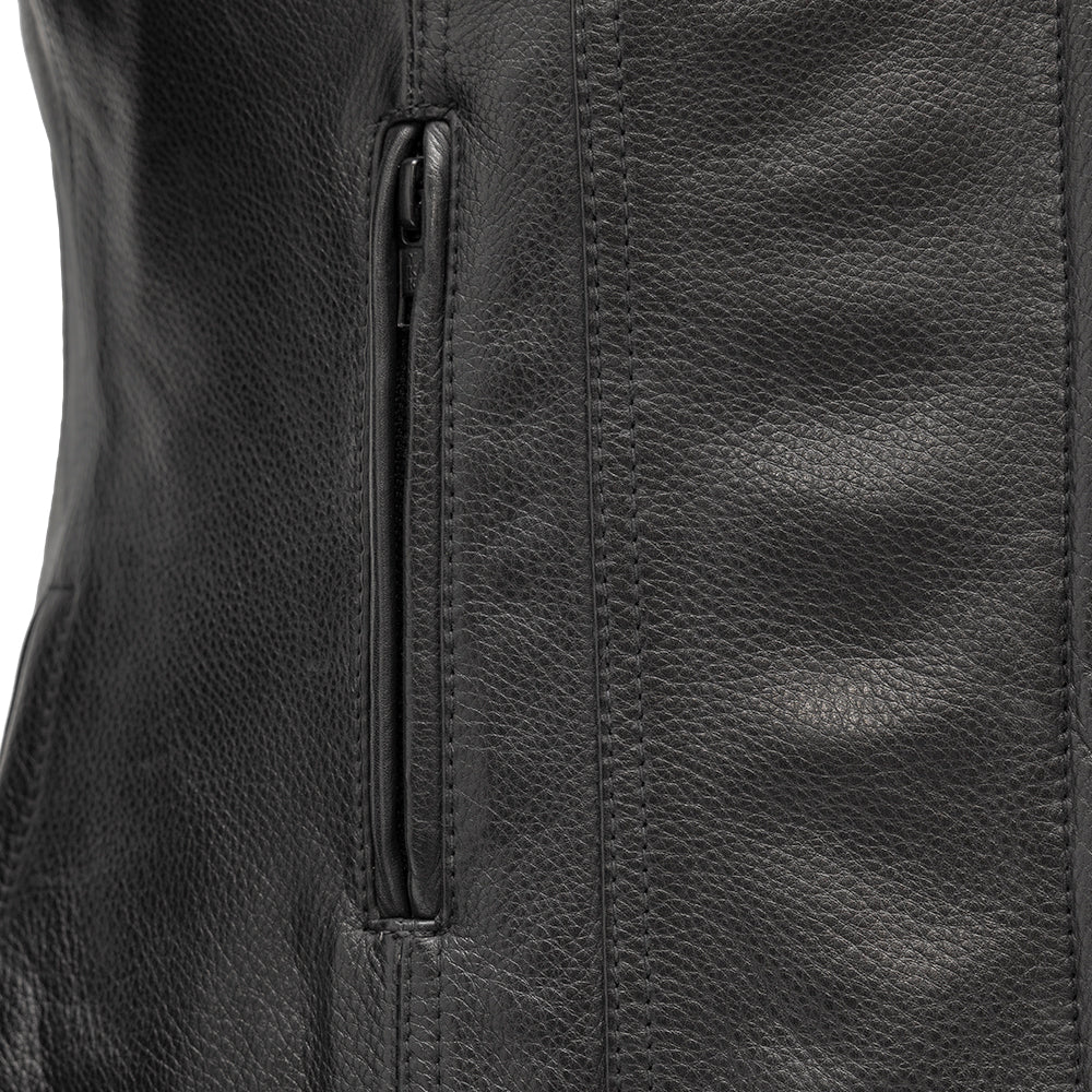 Lindsey Women’s Motorcycle Leather Jacket | Stylish and Protective Riding Gear
